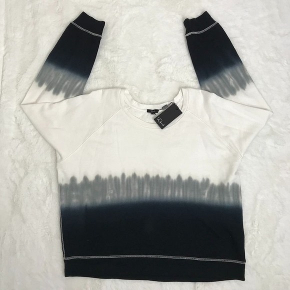 New Rails Theo Charcoal Dip‎ Dye Sweatshirt XL - Picture 6 of 7